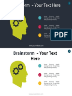 Brainstorm - Your Text Here: Lorem Ipsum Is Simply Dummy Text of The Printing and Typesetting Industry