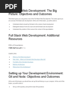 Full Stack Web Development