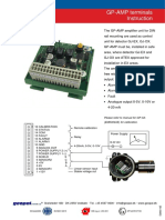 GP-AMP Terminals Instruction: Please Refer To Manual For GP-SA (EM03040E) For Calibration