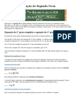 100 Exercícios de Equação de 2 Grau Completa e Incompleta.pdf