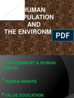 Human Population AND The Environment