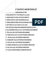 BACAAN TAHIYAT Akhir PDF