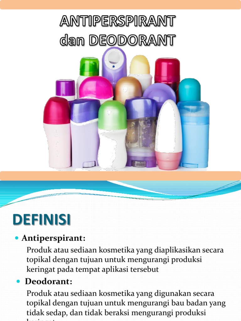 Antiperspirant Dan Deodorant | PDF | Endocrine System | Glands
