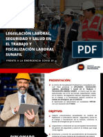 Legislación Laboral, Seguridad y Salud en El Trabajo y Fiscalización Laboral Sunafil PDF