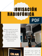 Tema 8 La Improvisación Radiofonica PDF