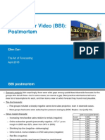 Blockbuster Video (BBI): Postmortem Analysis