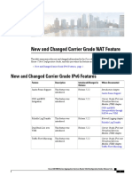 New and Changed Carrier Grade NAT Feature - Cisco