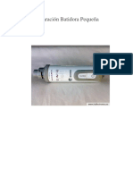 Reparación de Batidoradora PDF