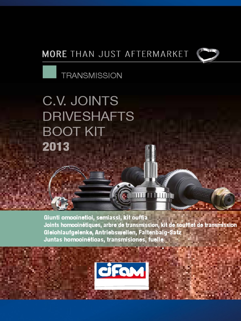 Spécifications des joints homocinétiques | PDF | Volkswagen