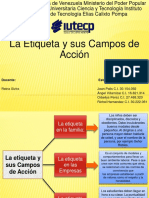 Etiqueta en diferentes ámbitos