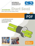 Duct Seal: Multi Cable and Pipe Sealing System