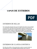 Tipos de estribos para puentes de menos de