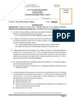 EXAMEN 1 - FISICA II - Del - 2T2020 UJCV