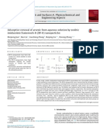 Adsorptive Removal of Arsenic From Aqueous Solution by Zeolitic Imidazolate Framework-8 (ZIF-8) Nanoparticles