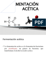 Fermentación Acética