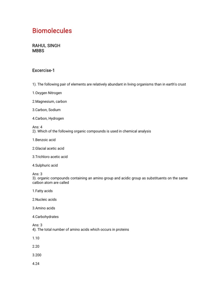 Biomolecules PDF Carbohydrates Carbohydrate Chemistry