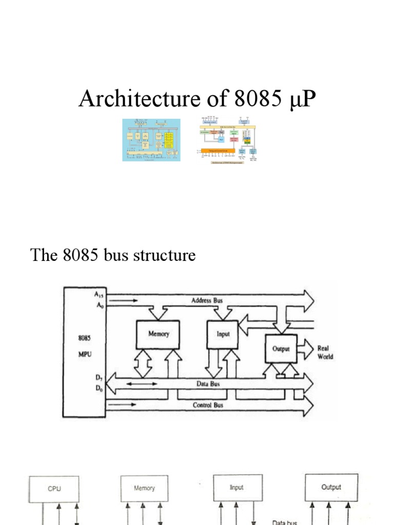 Architecture of 8085 | PDF | Computers