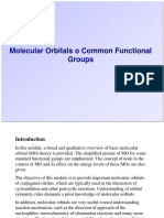 Molecular Orbitals of Common Functional Groups
