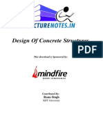 Design of Concrete Structures: Ranu Singh