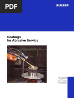 Coatings For Abrasive Service: Courtesy of Sulzer Metco Coating Services