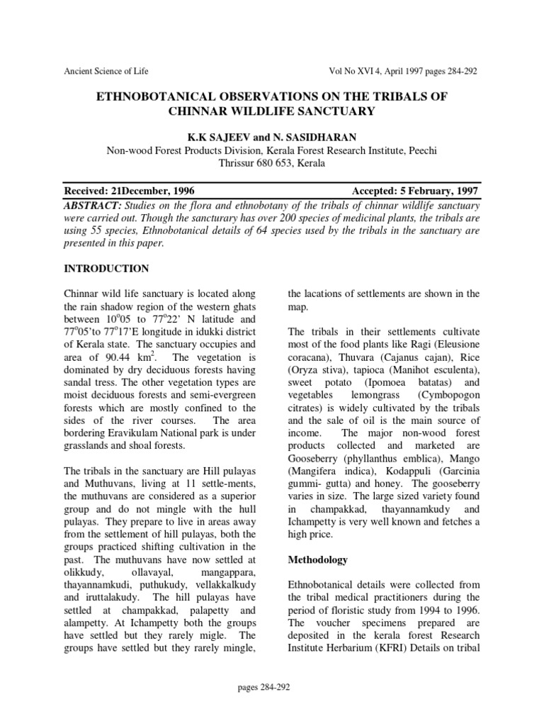 Ethnobotany of Elamulachi Plant Uses | PDF | Ethnobotany | Plants