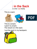 Snack in The Sack: This Is A Sack