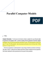 Ph.D1 - 1 - Parrallel Computer Models