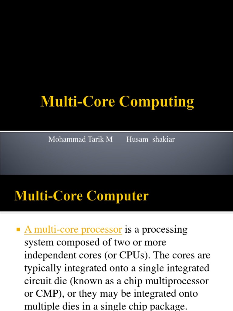 Understanding Multi-Core Processors | PDF | Multi Core Processor ...