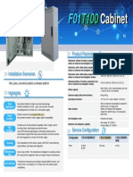 F01T100 Cabinet Product and Installation Details