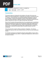 Variable Acceleration (AS) : DR DV DR A R VDTV Adt DT DT DT