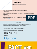 PPP-Fact and Opinion