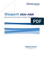 Otoport Advance Oae Abr Manual Issue 3 Spanish PDF