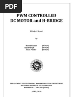  Pulse Width Modulation Controlled DC Motor and H-Bridge