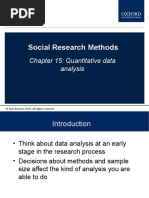 Social Research Methods: Chapter 15: Quantitative Data Analysis