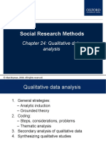 Social Research Methods: Chapter 24: Qualitative Data Analysis