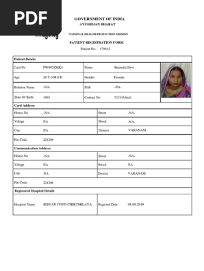 Patient Registration Form