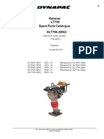 Rammer LT700 Spare Parts Catalogue Honda GX120 Engine