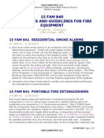 15 FAM 840 Procedures and Guidelines For Fire Equipment: 15 Fam 841 Residential Smoke Alarms