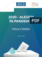 Ires - 2020 - Alegeri in Pandemie - Policy Paper