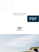 Bentley - Int ContinentalGTC - 2007 PDF