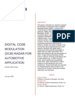 A Tutorial On Digital Code Modulation For Automotive Radar