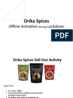 ORIKA Spices Sellout Activity