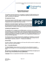 FEANI Applicant Guidance Notes PDF