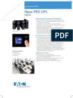 Eaton Ellipse PRO UPS - 650-800-1200-1600 VA - Datasheet