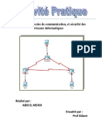 Topologies, Protocoles de Communication, Et Sécurité Des Réseaux Informatiques