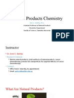 Natural Products Chemistry