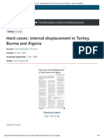 1999 - Hard Cases - Internal Displacement in Turkey, Burma and Algeria - Turkey - ReliefWeb PDF