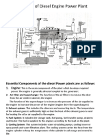 General Layout of Diesel Engine Power Plant