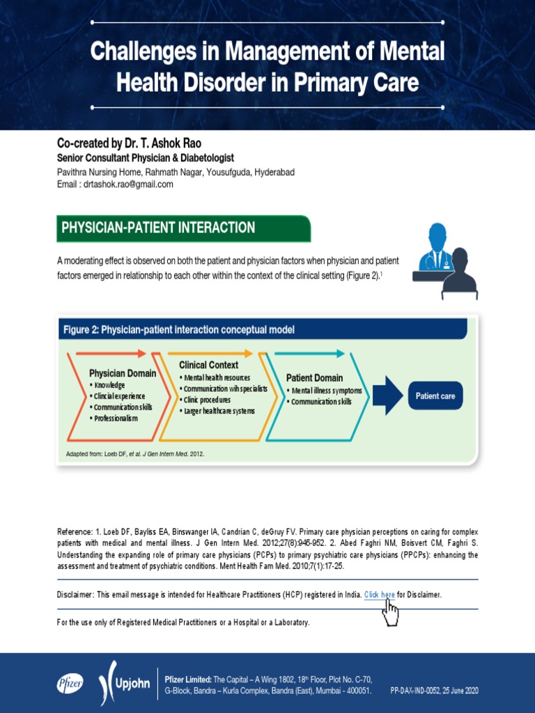 Mental Health Management in Primary Care | PDF | Self-Improvement