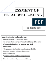 Assessment of Fetal Wellbeing